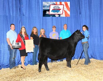Reserve Late Senior Heifer Calf Champion