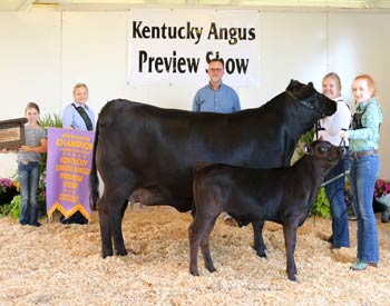 Reserve Grand Champion Owned Cow-calf Pair