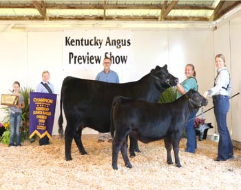 Grand Champion Owned Cow-calf Pair