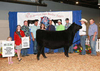 Owned Reserve Early Junior Champion Heifer