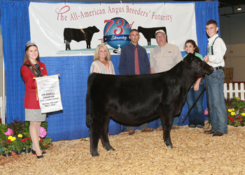 Bred-and-owned Reserve Senior Heifer Calf Champion