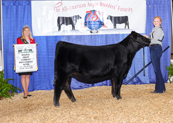 Bred-and-owned Reserve Junior Champion Heifer