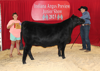 Bred-and-owned Reserve Late Junior Champion Heifer