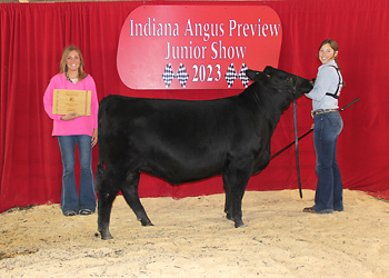 Bred-and-owned Late Junior Champion Heifer