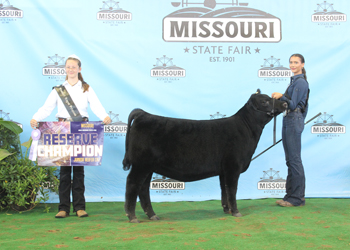 Reserve Junior Heifer Calf Champion
